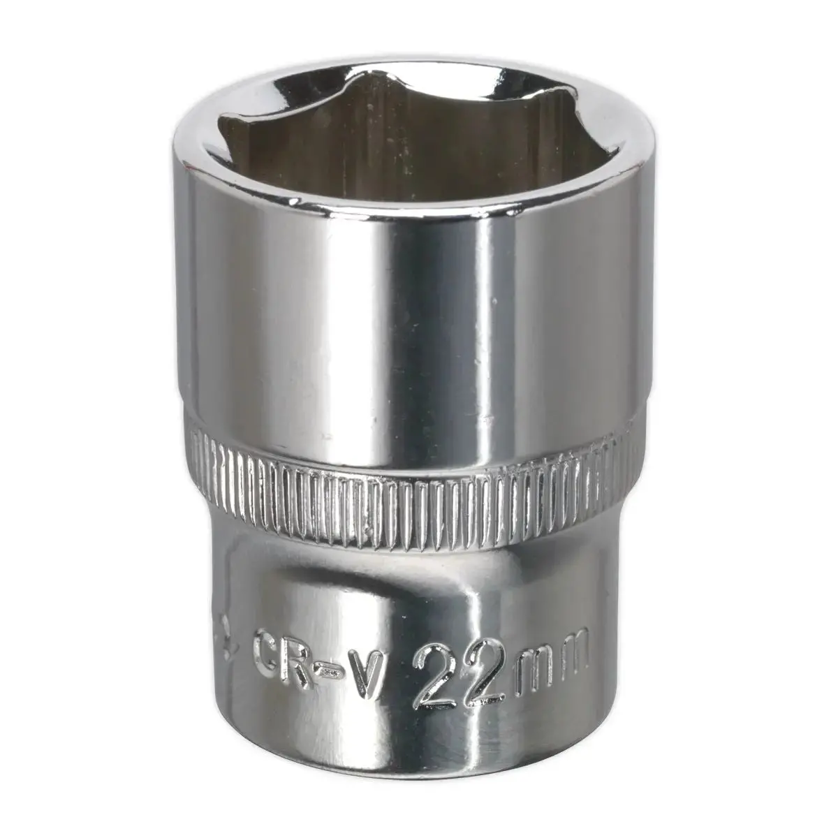 Sealey Premier Walldrive® Socket 22Mm 1/2"Sq Drive Fully Polished 1