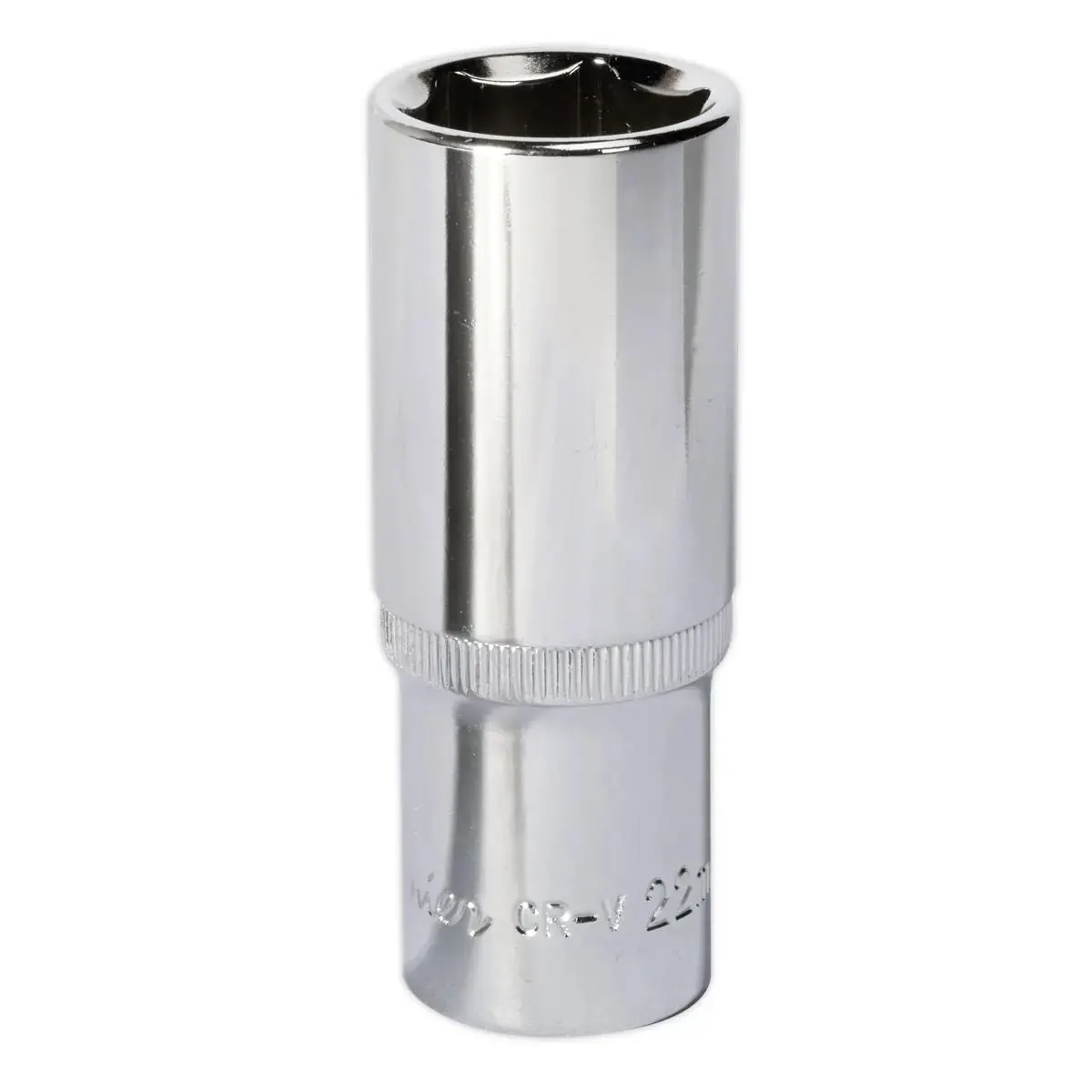 Sealey Premier Walldrive® Socket 22Mm Deep 1/2"Sq Drive Fully Polished 1