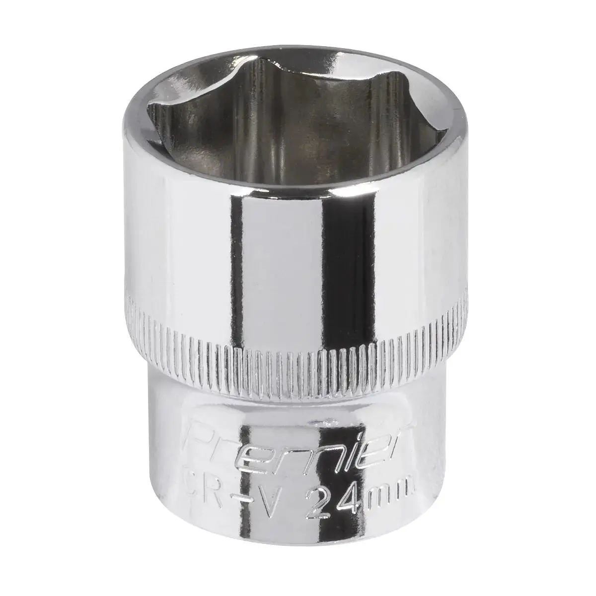 Sealey Premier Walldrive® Socket 24Mm 1/2"Sq Drive Fully Polished 1