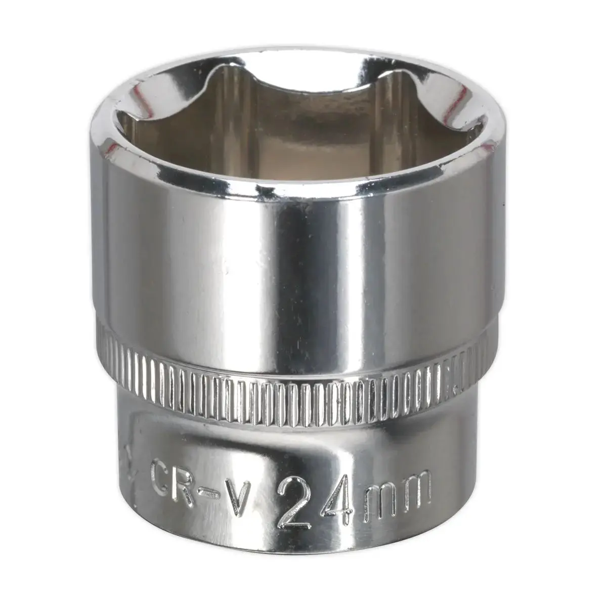 Sealey Premier Walldrive® Socket 24Mm 3/8"Sq Drive Fully Polished 1