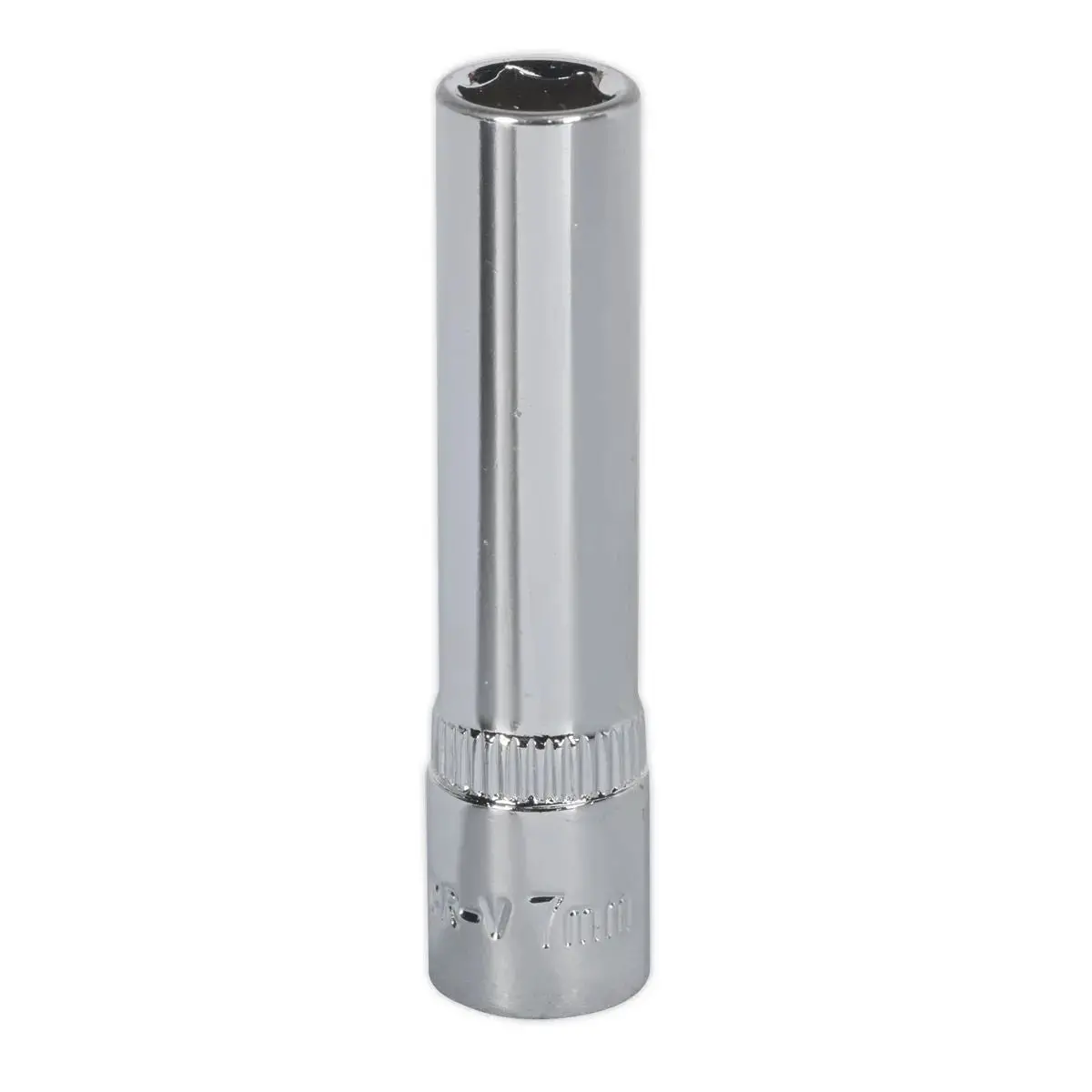 Sealey Premier Walldrive® Socket 7Mm Deep 1/4"Sq Drive Fully Polished 1