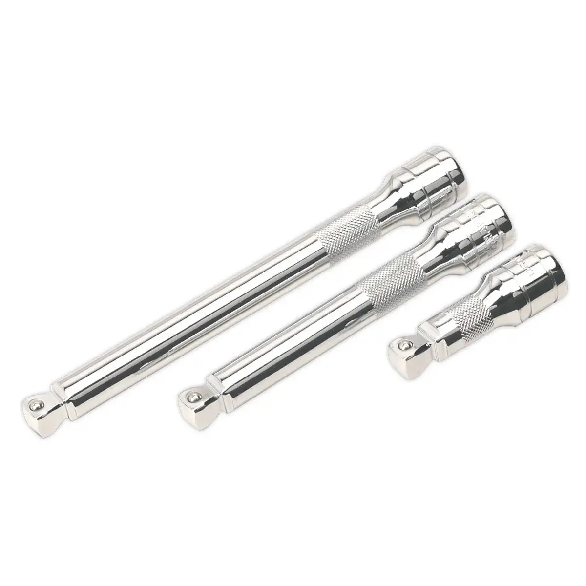 Sealey Premier Wobble/Rigid Extension Bar Set 3Pc 1/2"Sq Drive 1