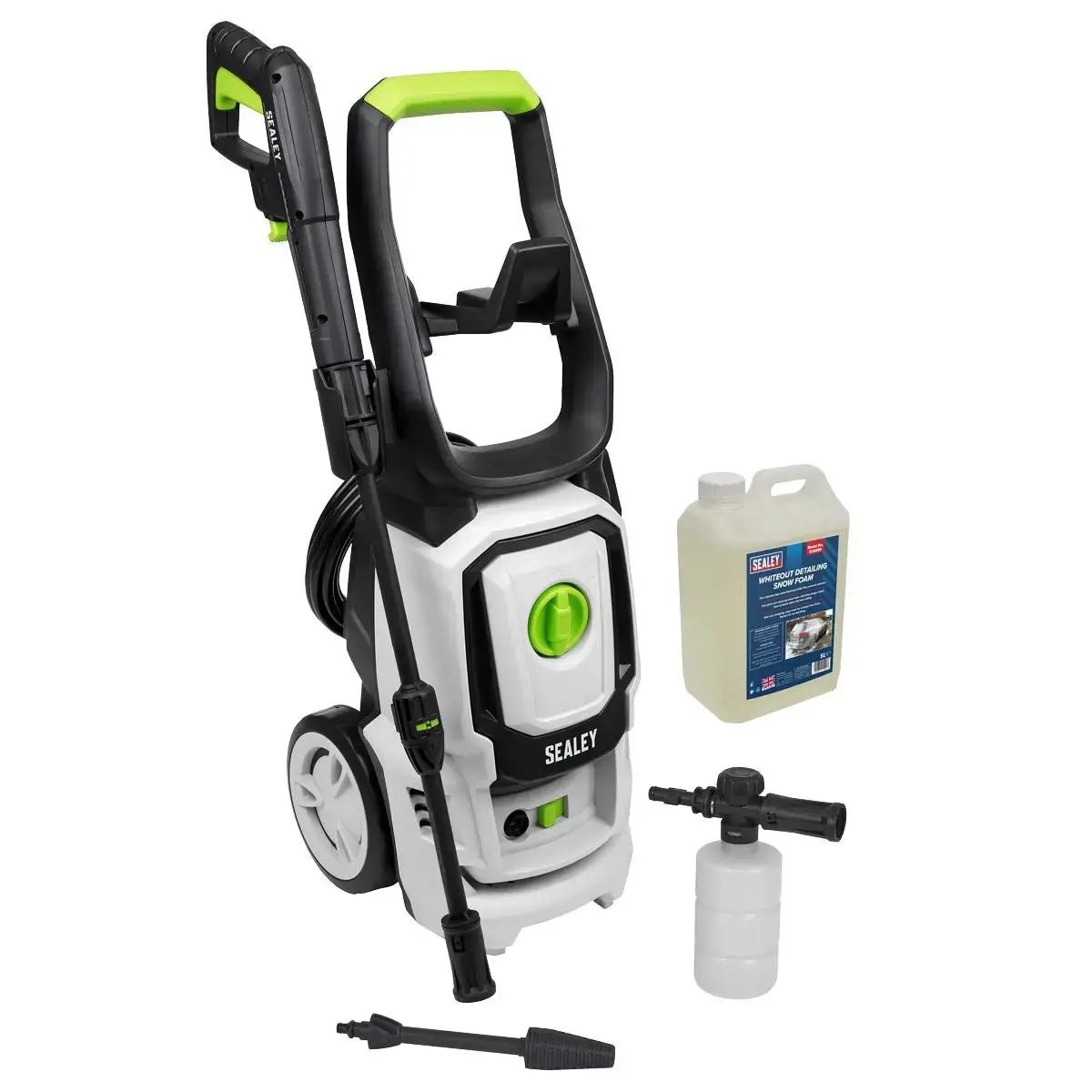 Sealey Pressure Washer 130Bar 420L/Hr With Snow Foam 1