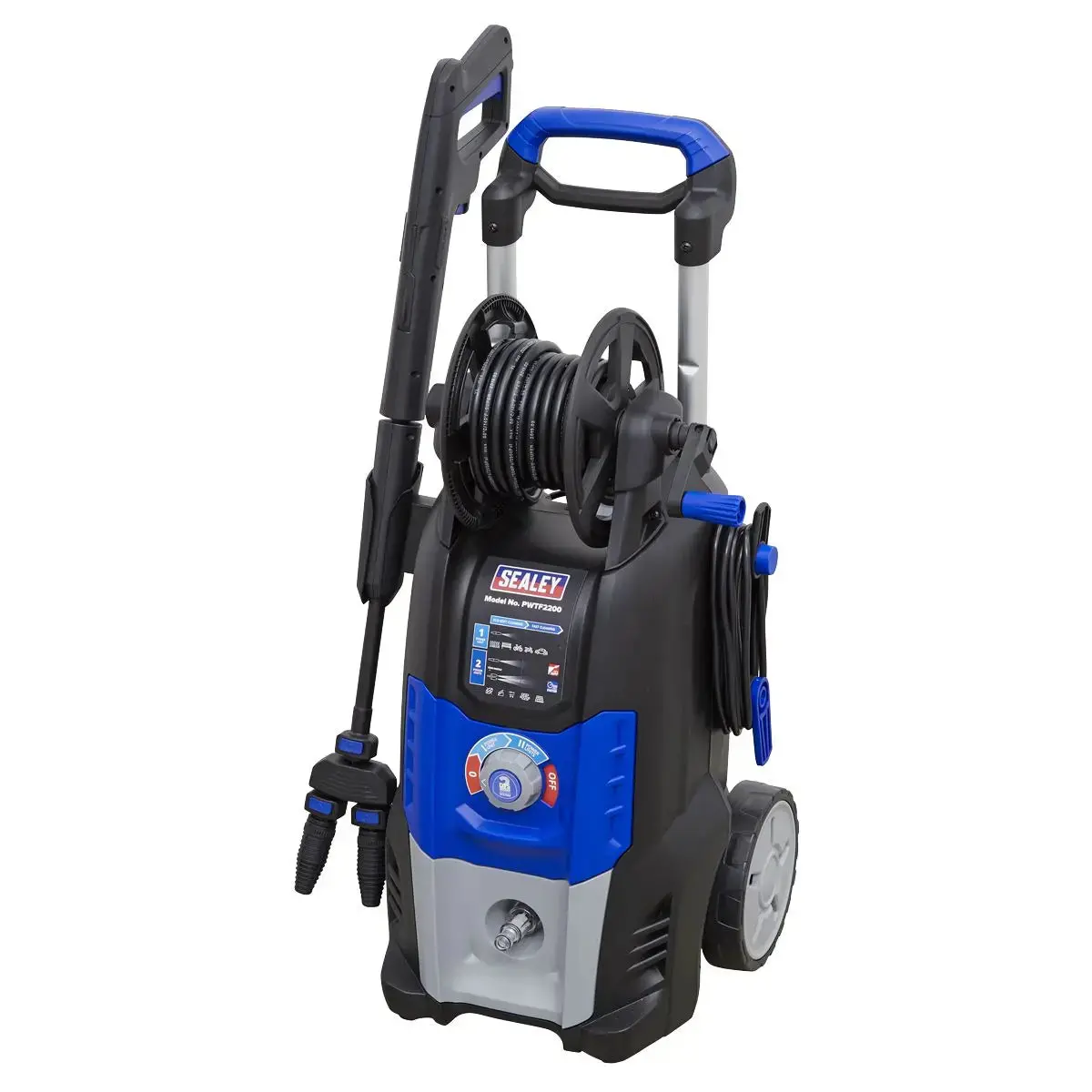 Sealey Pressure Washer 150Bar 810L/Hr Twin Pump With Tss & Rotablast® Nozzle 1