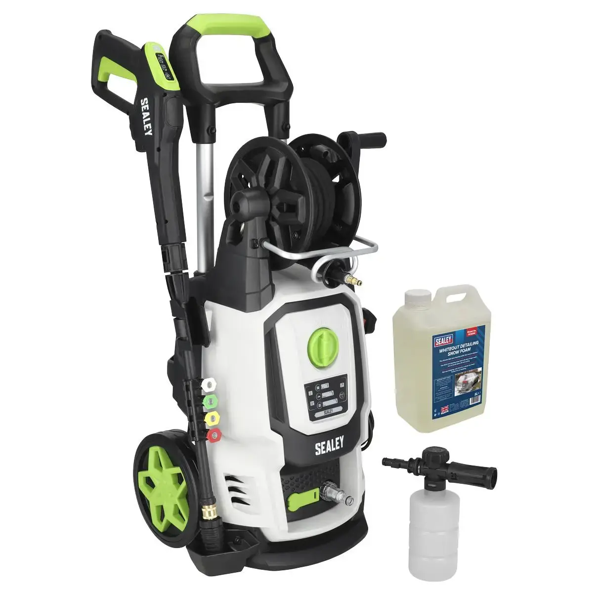Sealey Pressure Washer 170Bar 450L/Hr With Snow Foam 1