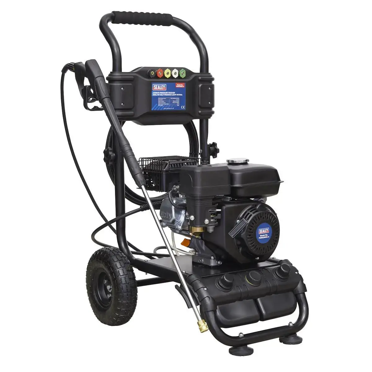 Sealey Pressure Washer 220Bar 540L/Hr 6.5Hp Petrol 1