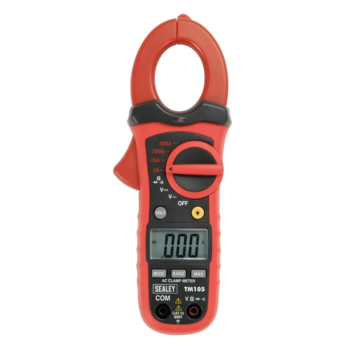 Sealey Professional Auto-Ranging Digital Clamp Meter Ncvd - 6-Function 1