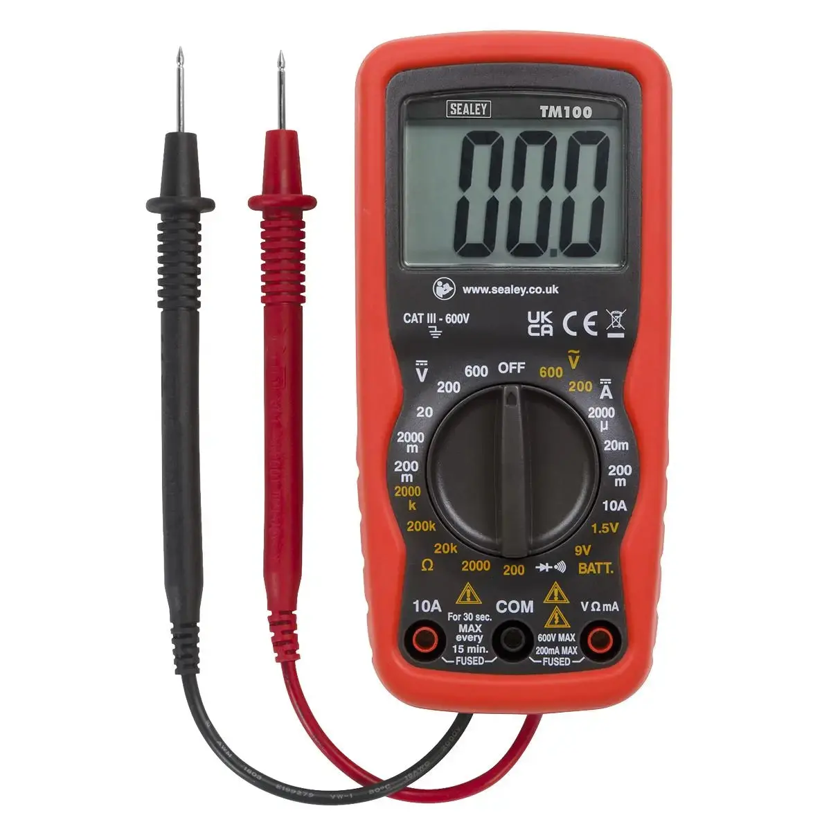 Sealey Professional Digital Multimeter - 6-Function 1