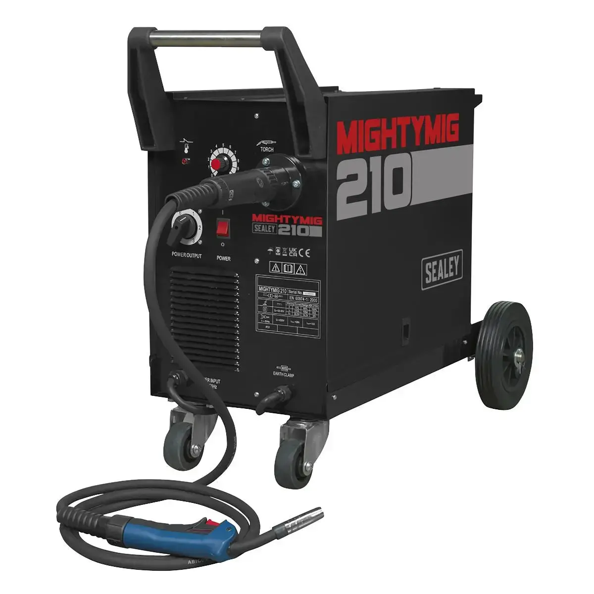 Sealey Professional Gas/Gasless Mig Welder 210A With Euro Torch 1