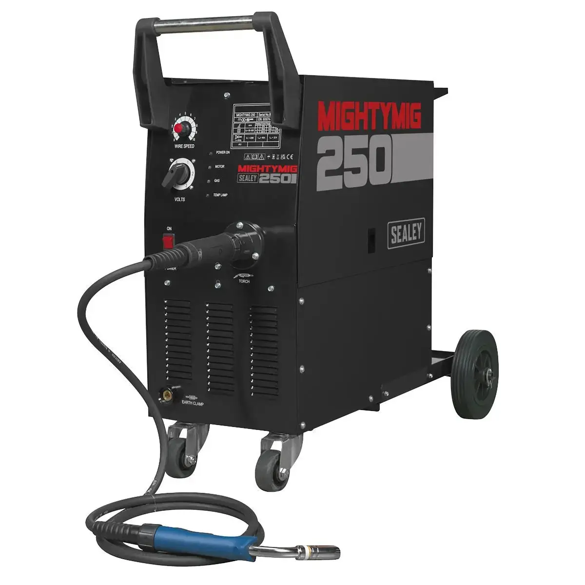 Sealey Professional Gas/Gasless Mig Welder 250A With Euro Torch 1