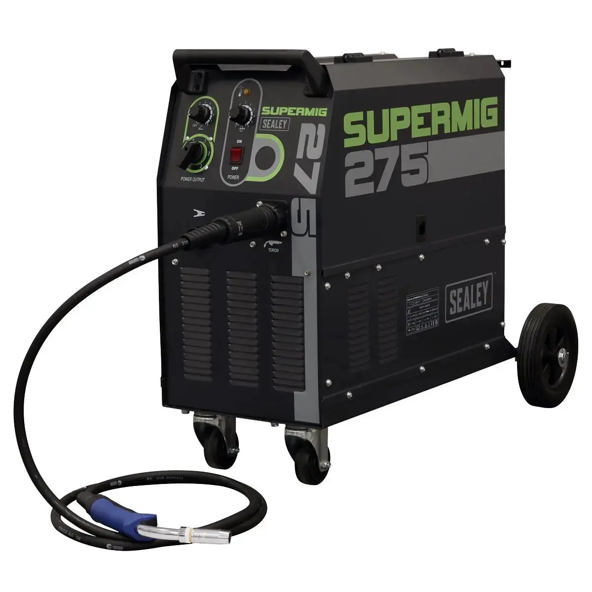 Sealey Professional Mig Welder 270Amp 230V With Binzel® Euro Torch 1