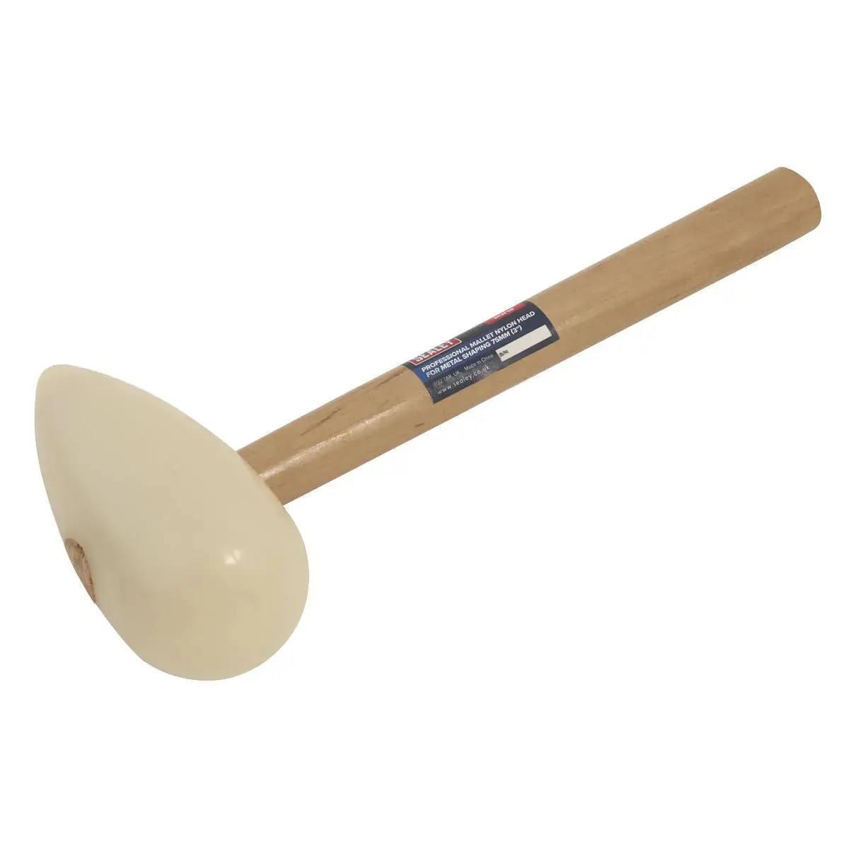 Sealey Professional Mallet Nylon Head For Metal Shaping 75Mm (3") 1