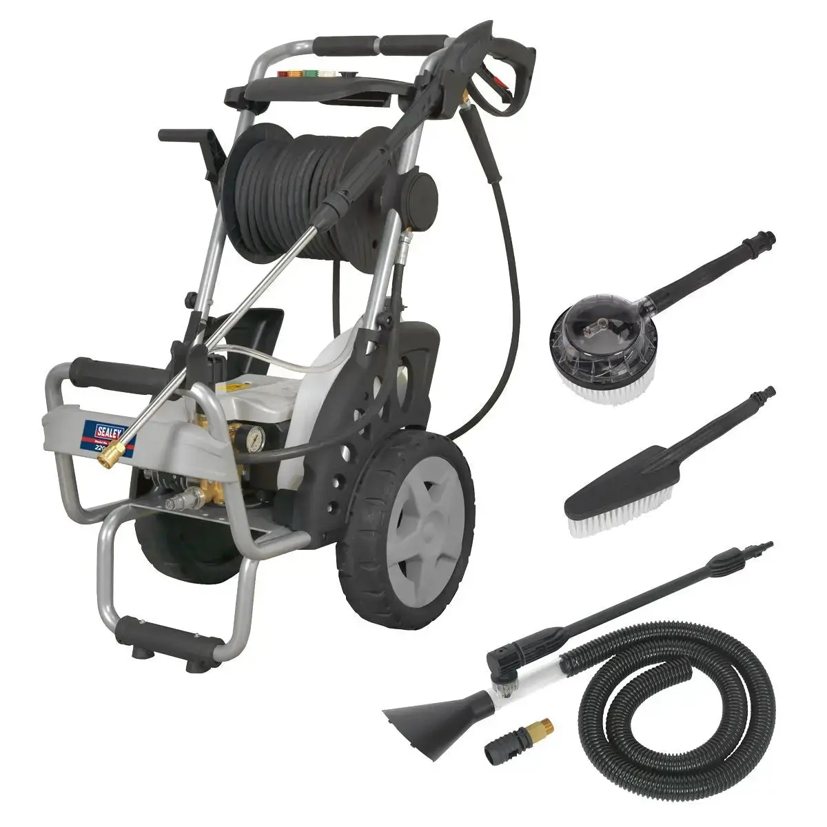 Sealey Professional Pressure Washer 150Bar With Accessories 1