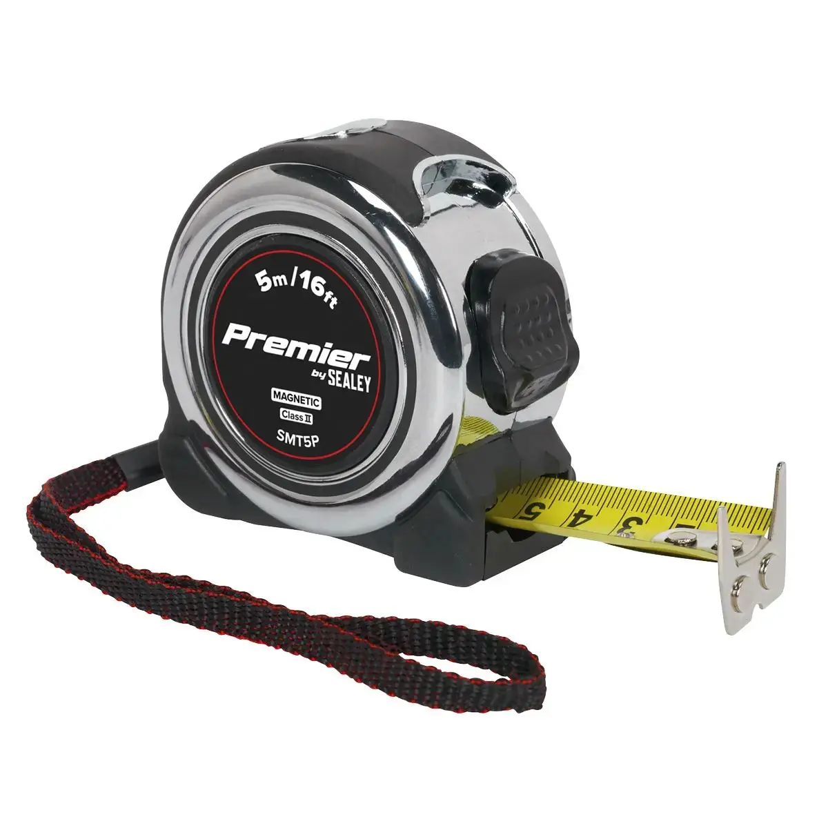Sealey Professional Tape Measure Chrome Body 5M Or 8M 1
