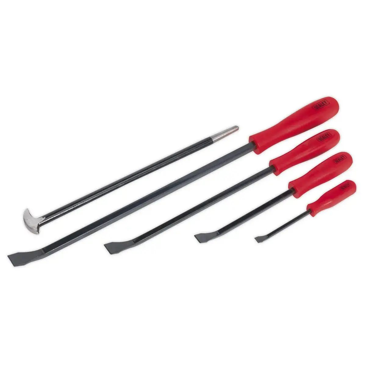 Sealey Pry Bar Heel Wrecking Tool Cranked Chisel Pointed Tip Breaker Heavy Duty 1
