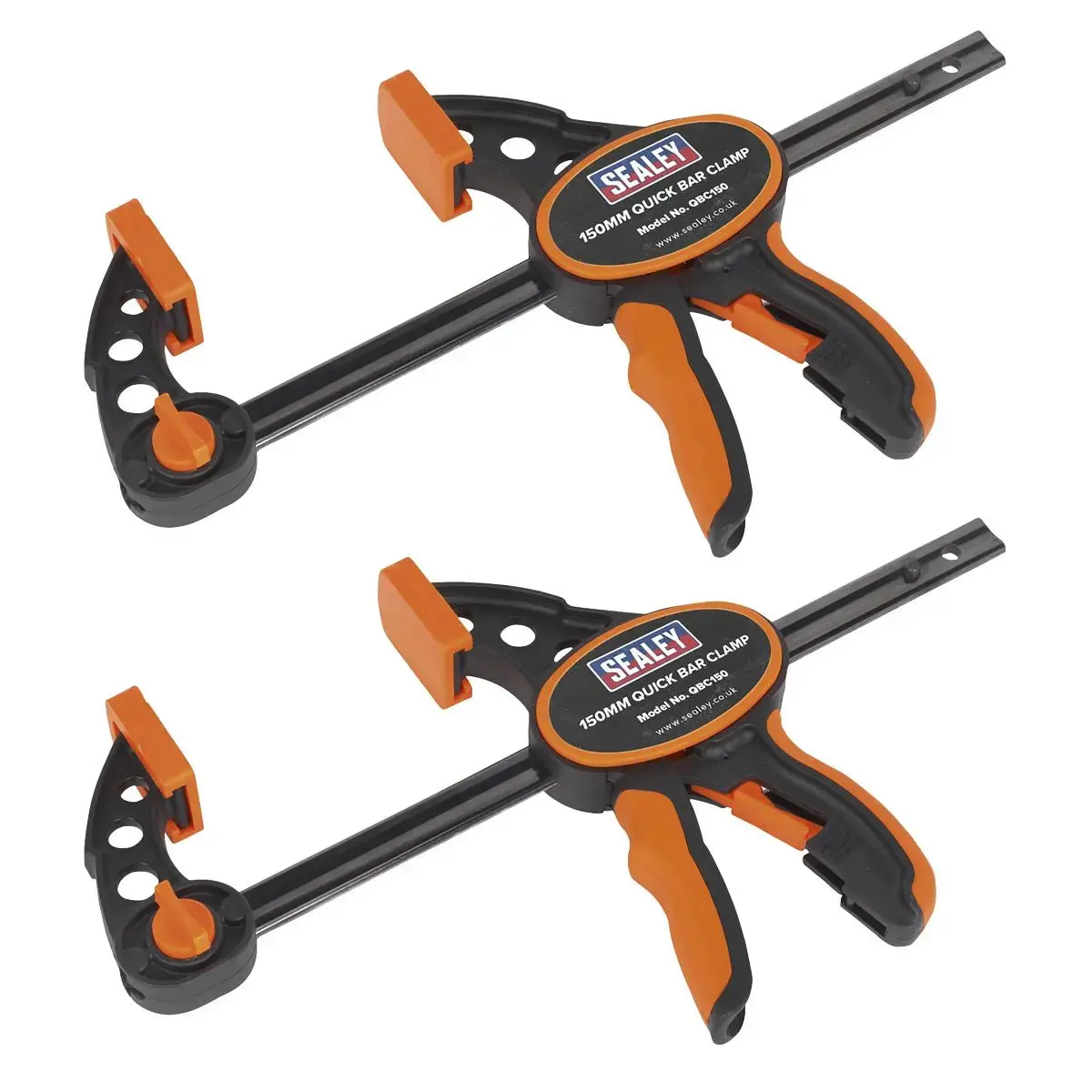 Sealey Quick Bar Clamp 150Mm - 2Pc Set 1
