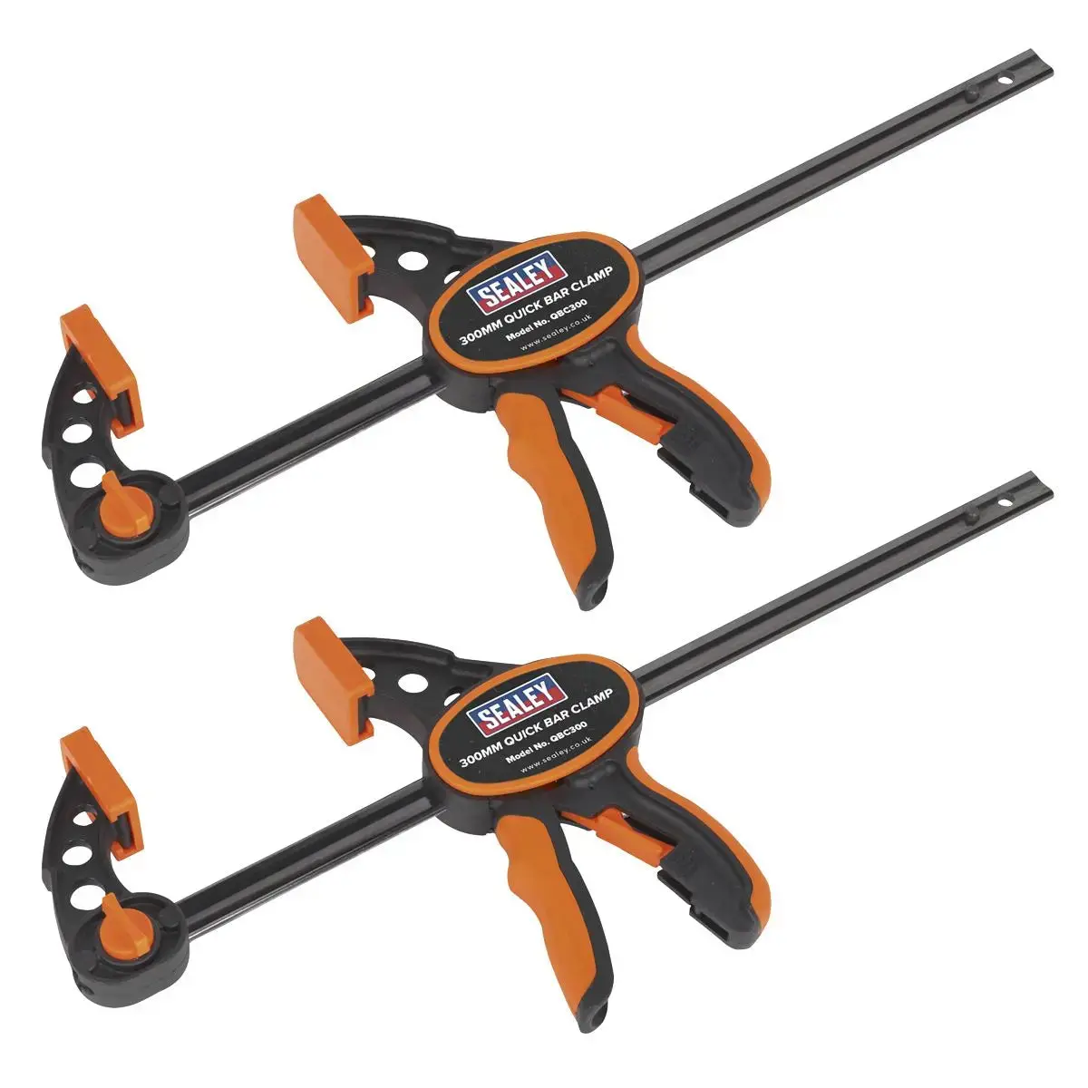 Sealey Quick Bar Clamp 300Mm - 2Pc Set 1