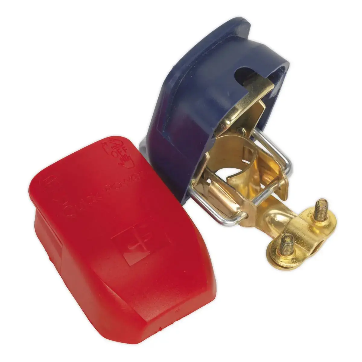 Sealey Quick Release Battery Clamps Positive-Negative Pair 1