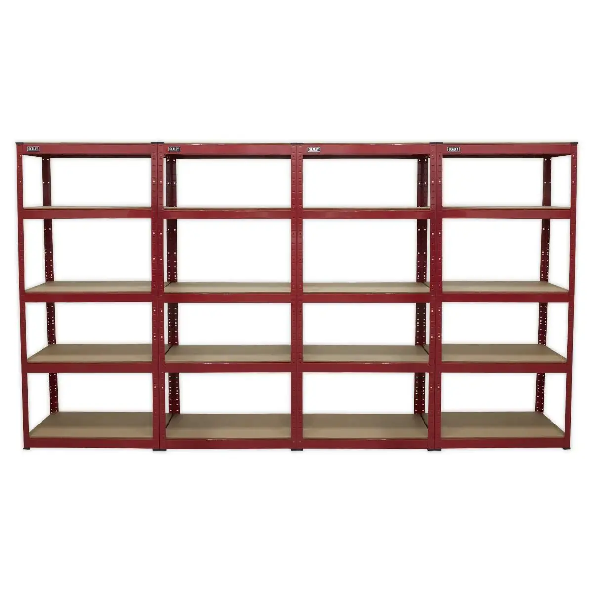 Sealey Racking Unit With 5 Shelves 150Kg Capacity Per Level - Set Of 4 1