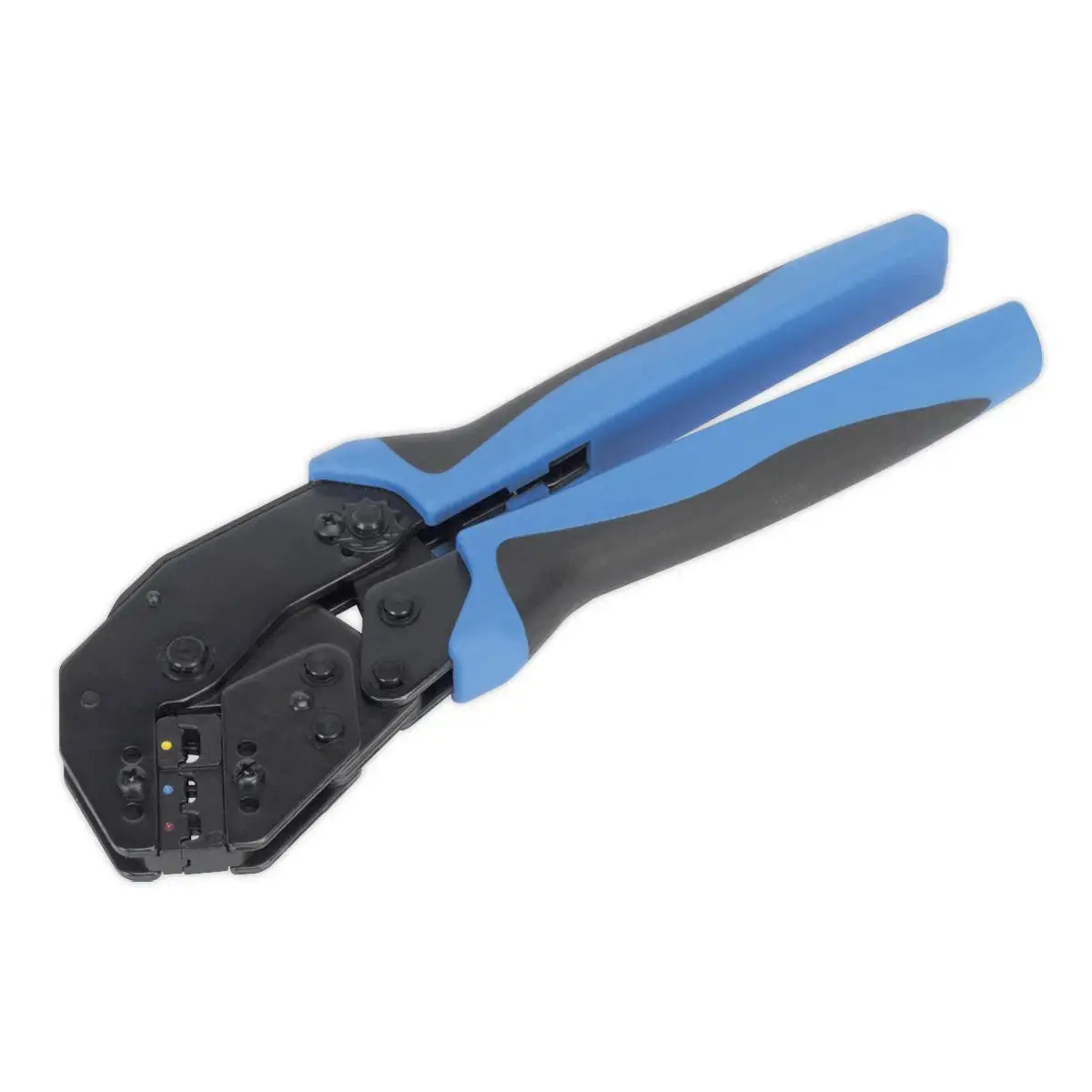 Sealey Ratchet Crimping Tool Angled Head Insulated Terminals 1