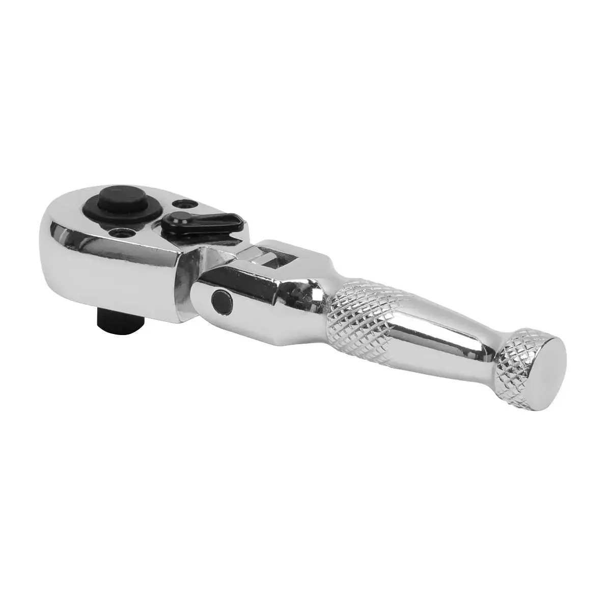 Sealey Ratchet Handle Socket Wrench Flexi Head Stubby 1/4" Drive 72 Tooth 1