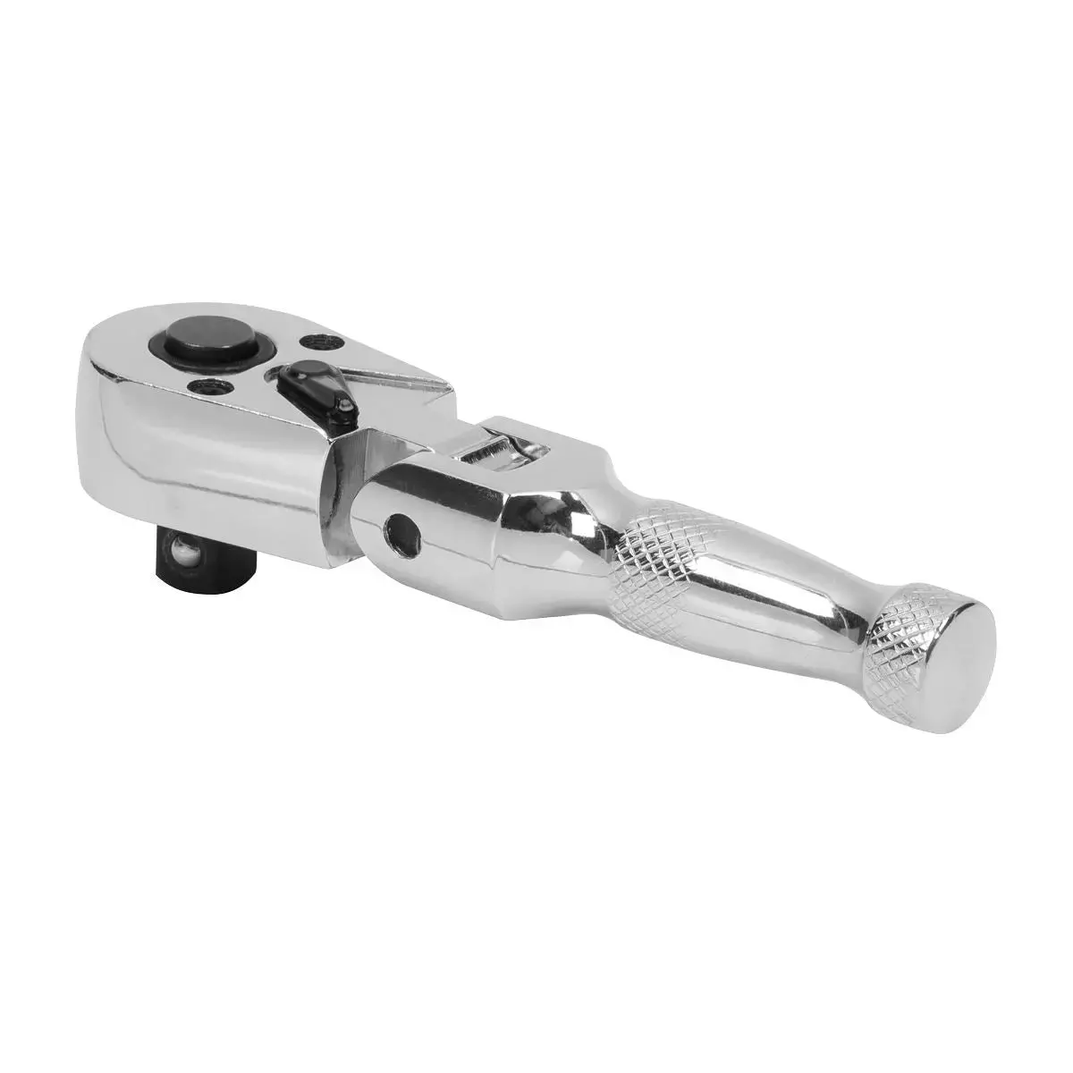 Sealey Ratchet Handle Socket Wrench Flexi Head Stubby 3/8" Drive 72 Tooth 1