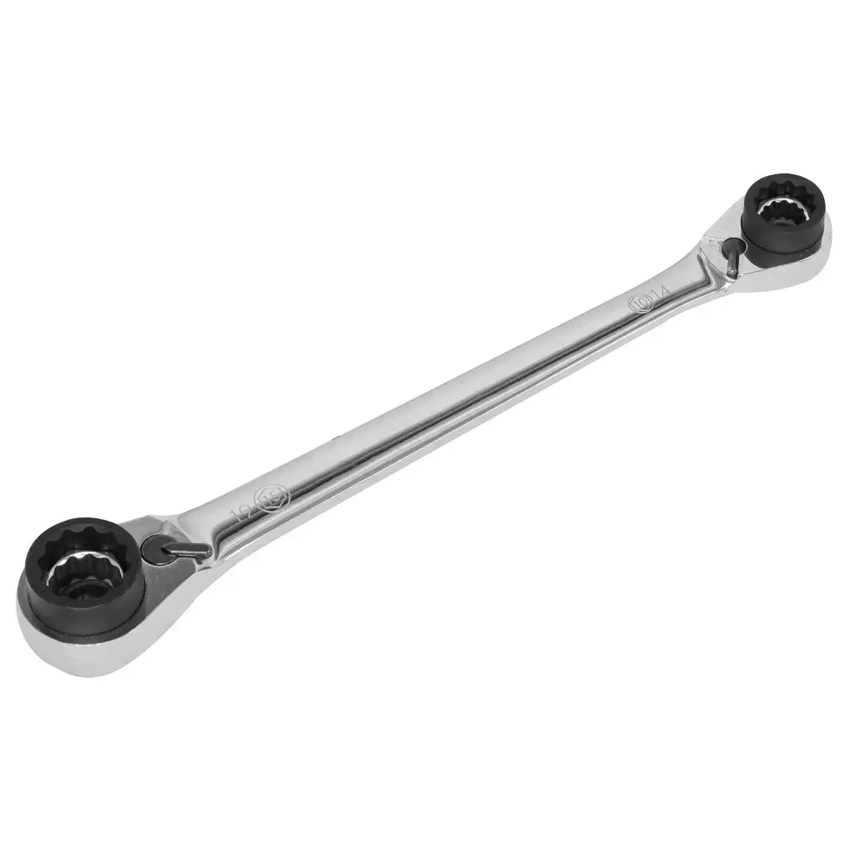 Sealey Ratchet Ring Spanner 8 In 1 Reversible 8-19Mm 90 Tooth Walldrive Rings 1