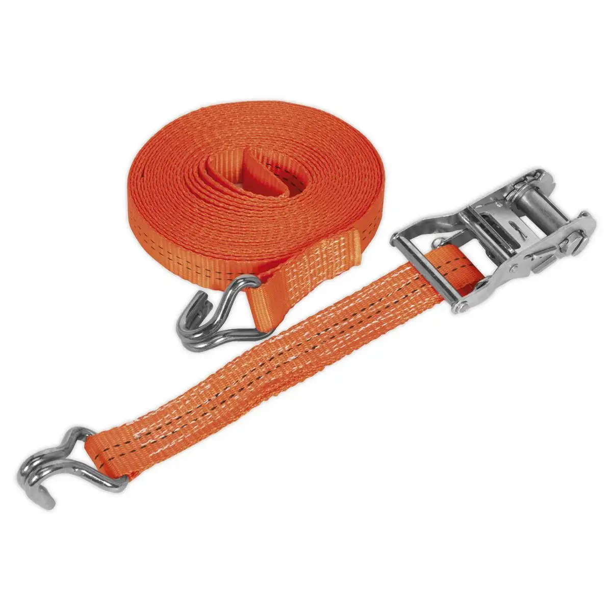 Sealey Ratchet Strap 35Mm X 8M Polyester Webbing 2000Kg Breaking Strength 1