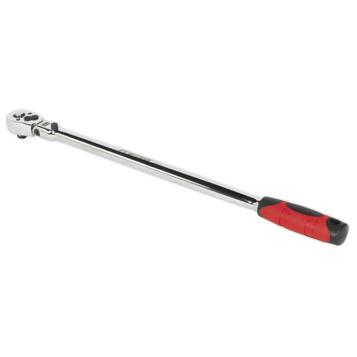 Sealey Ratchet Wrench Flexi-Head Extra-Long 455Mm 3/8"Sq Drive Premier 1