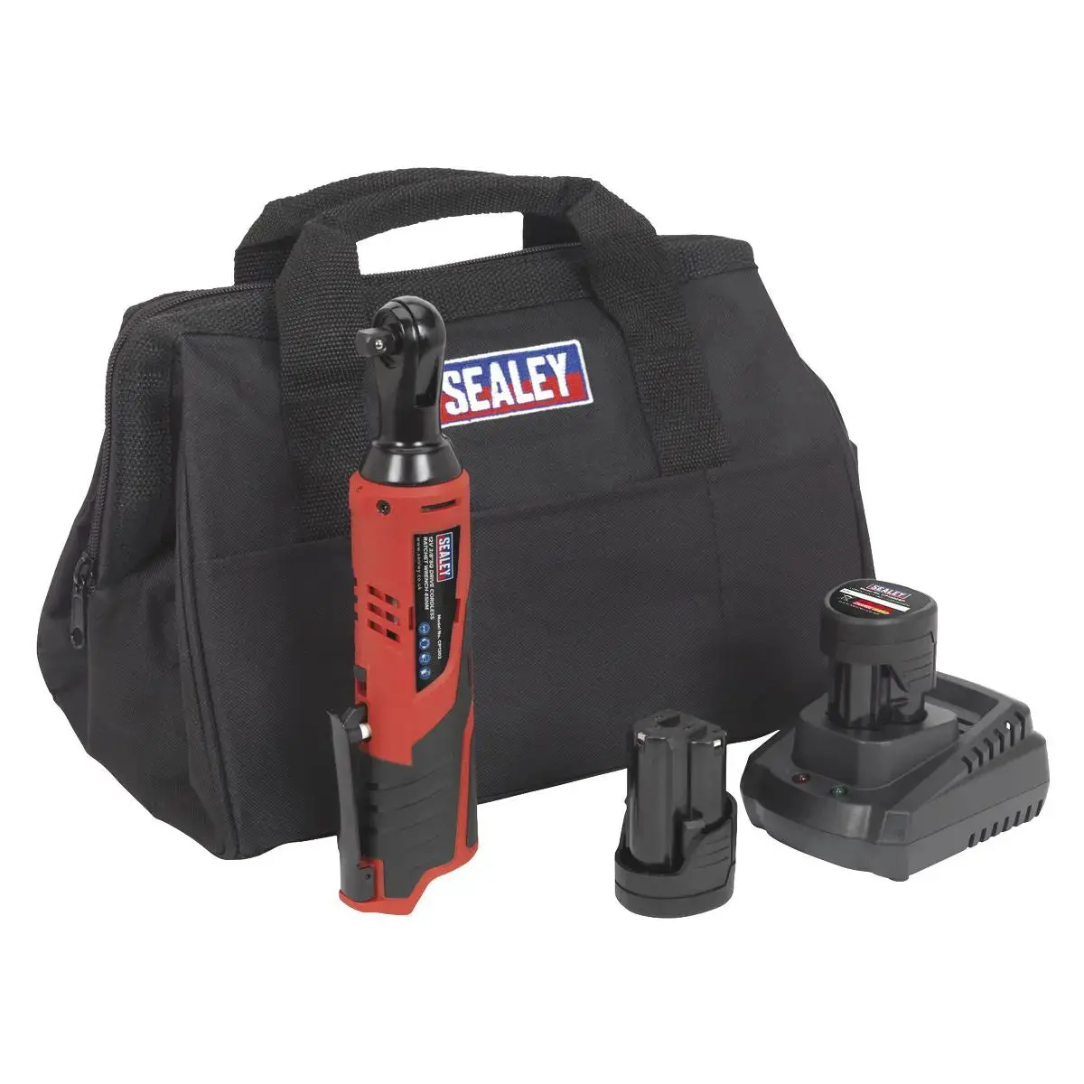 Sealey Ratchet Wrench Kit 3/8"Sq Drive 12V Sv12 Series - 2 Batteries 1