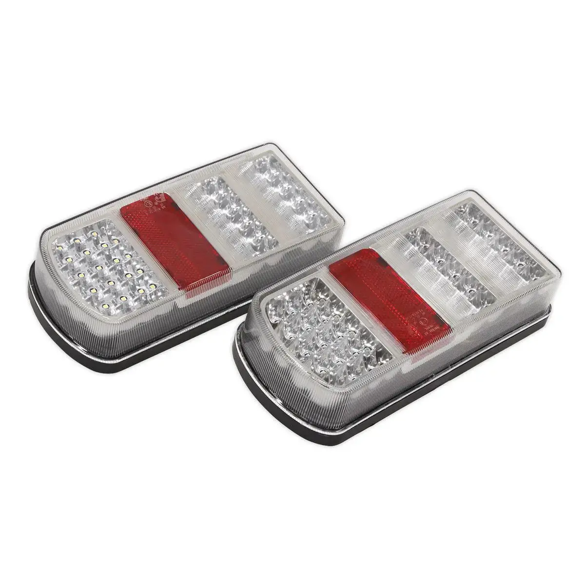 Sealey Rear Rectangle Lamp Cluster (Pair) Smd Led 12V 1