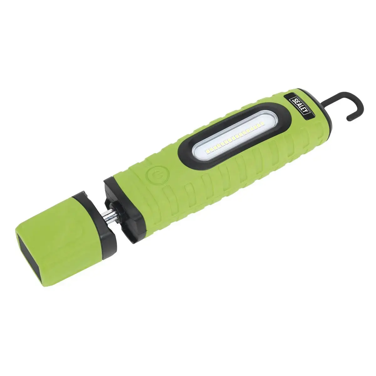 Sealey Rechargeable 360° Inspection Light 10W & 3W Smd Led Green 2 X Lithium-Ion 1