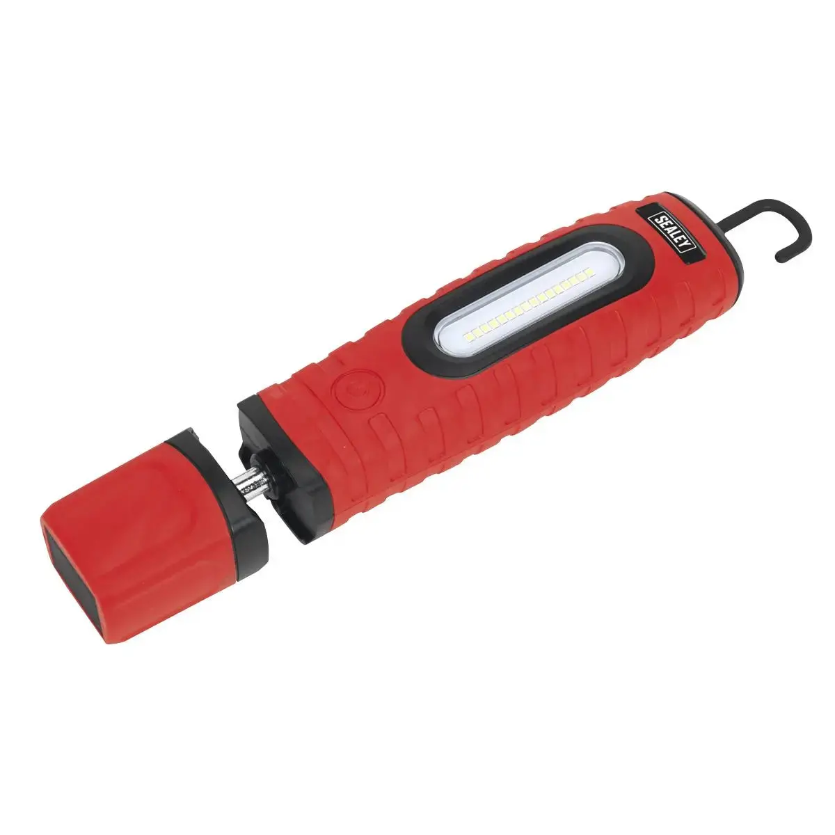 Sealey Rechargeable 360° Inspection Light 10W & 3W Smd Led Red 2 X Lithium-Ion 1
