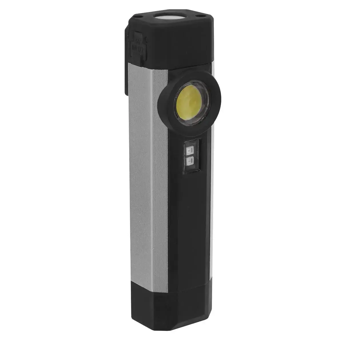 Sealey Rechargeable Aluminium Pocket Light With Uv 3W Cob + 1 Smd 220 Lumens 1