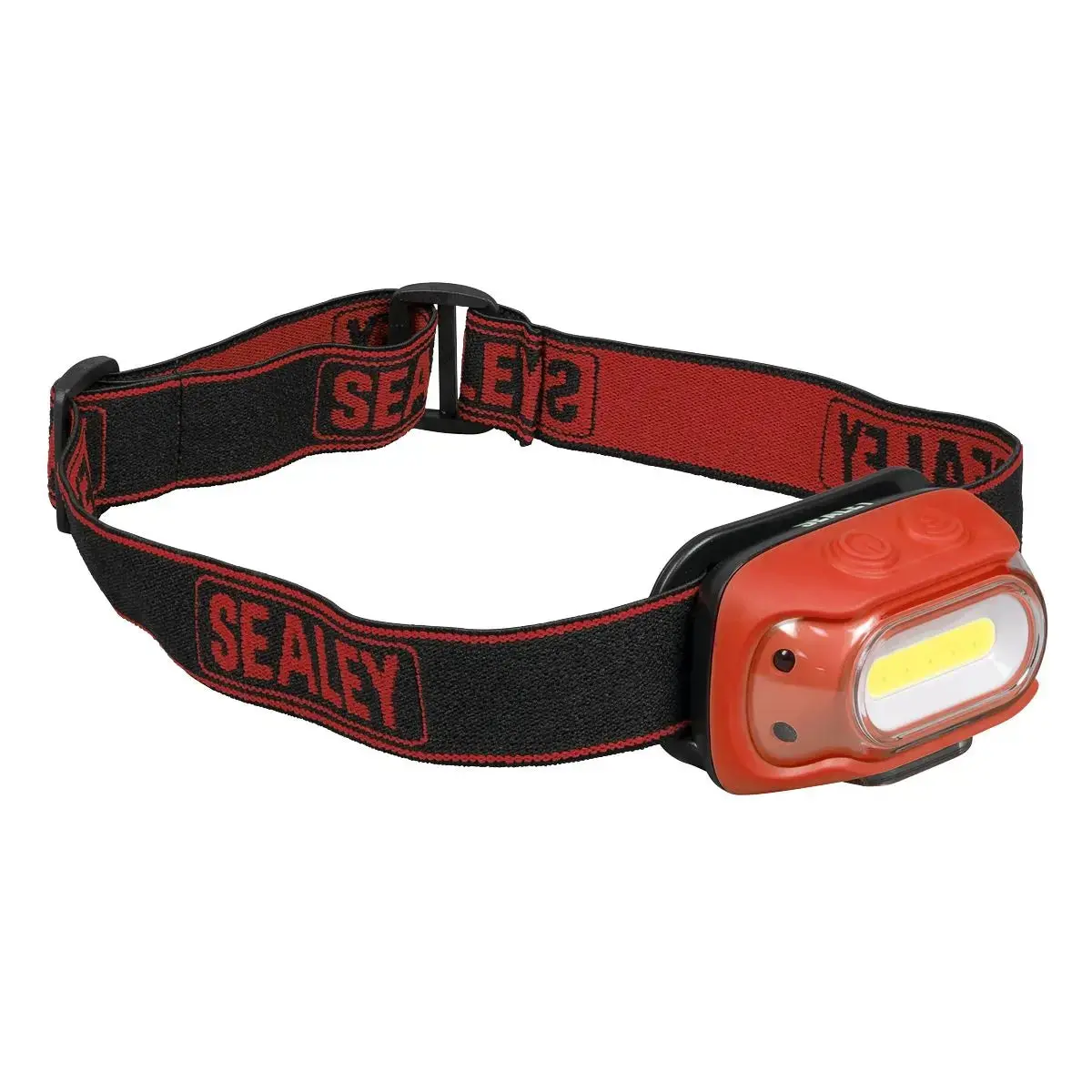 Sealey Rechargeable Head Torch With Auto-Sensor 8W Cob Led - Red 1