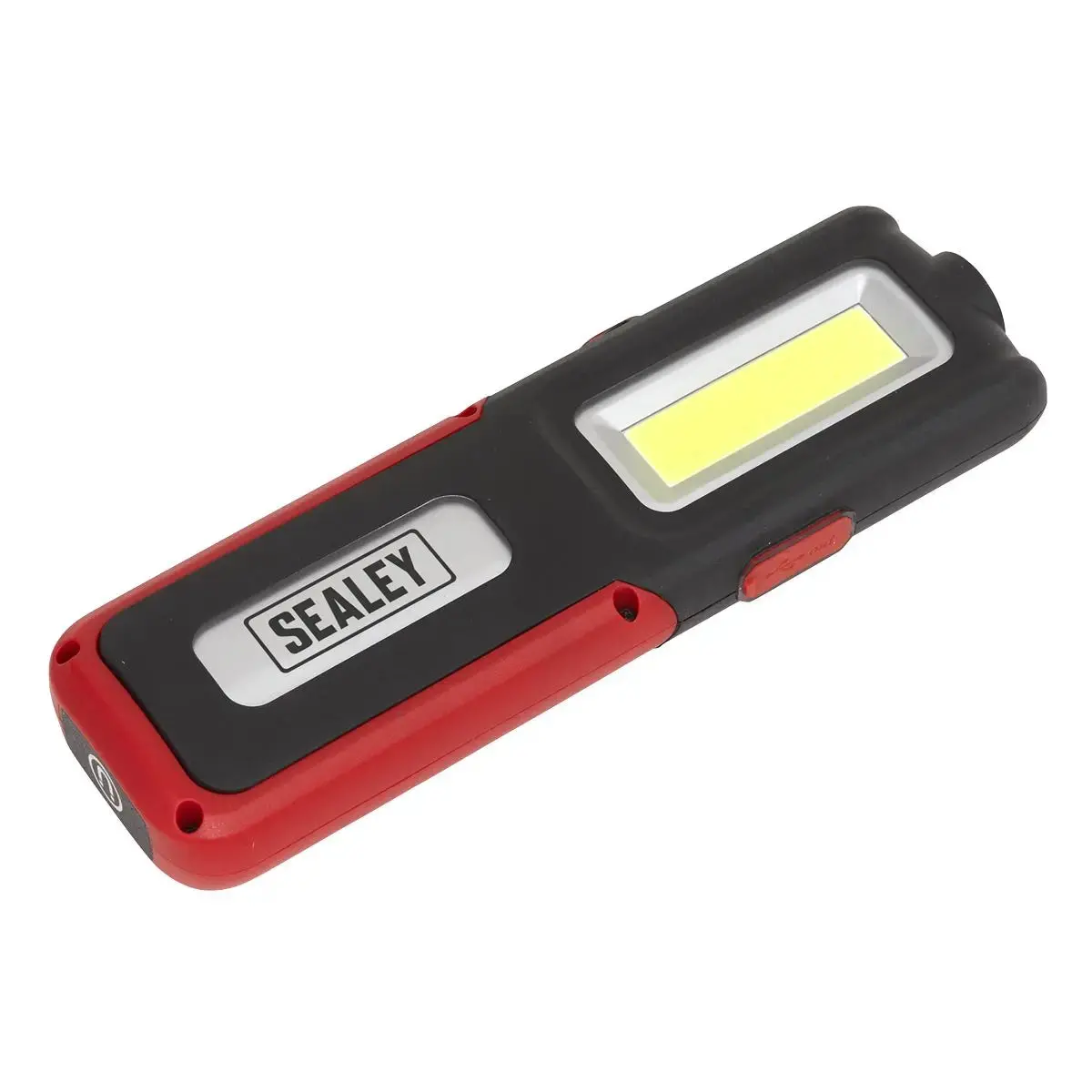 Sealey Rechargeable Inspection Light 5W Cob & 3W Smd Led With Power Bank - Red 1