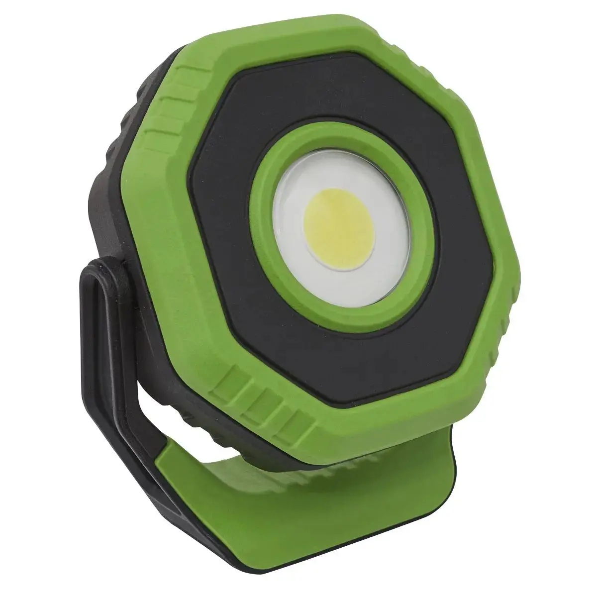 Sealey Rechargeable Pocket Floodlight With Magnet 360° 14W Cob Led - Green 1