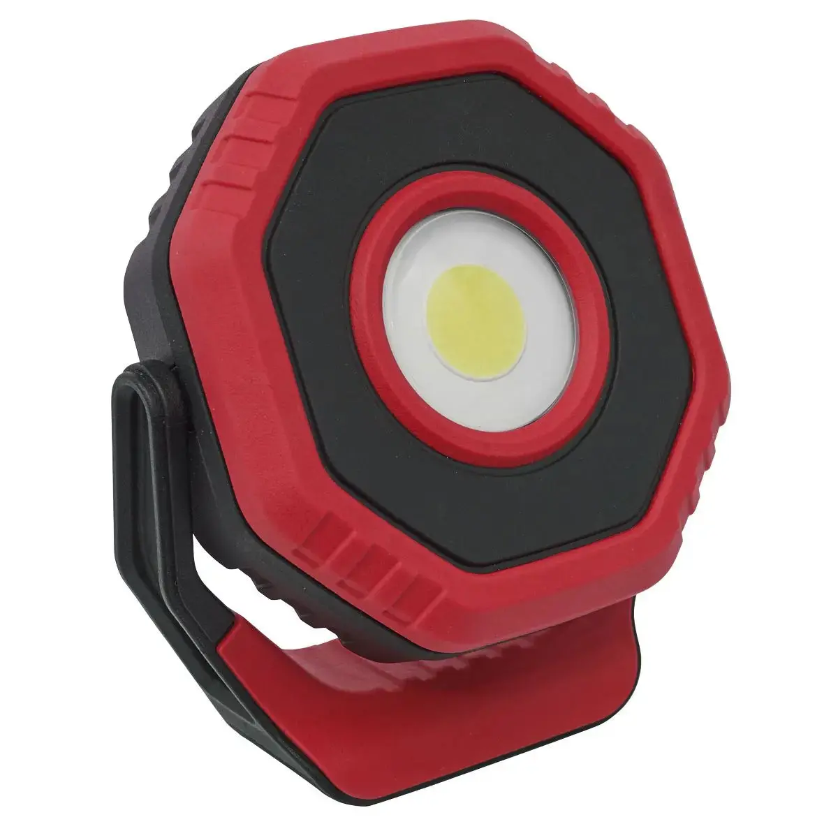 Sealey Rechargeable Pocket Floodlight With Magnet 360° 14W Cob Led - Red 1