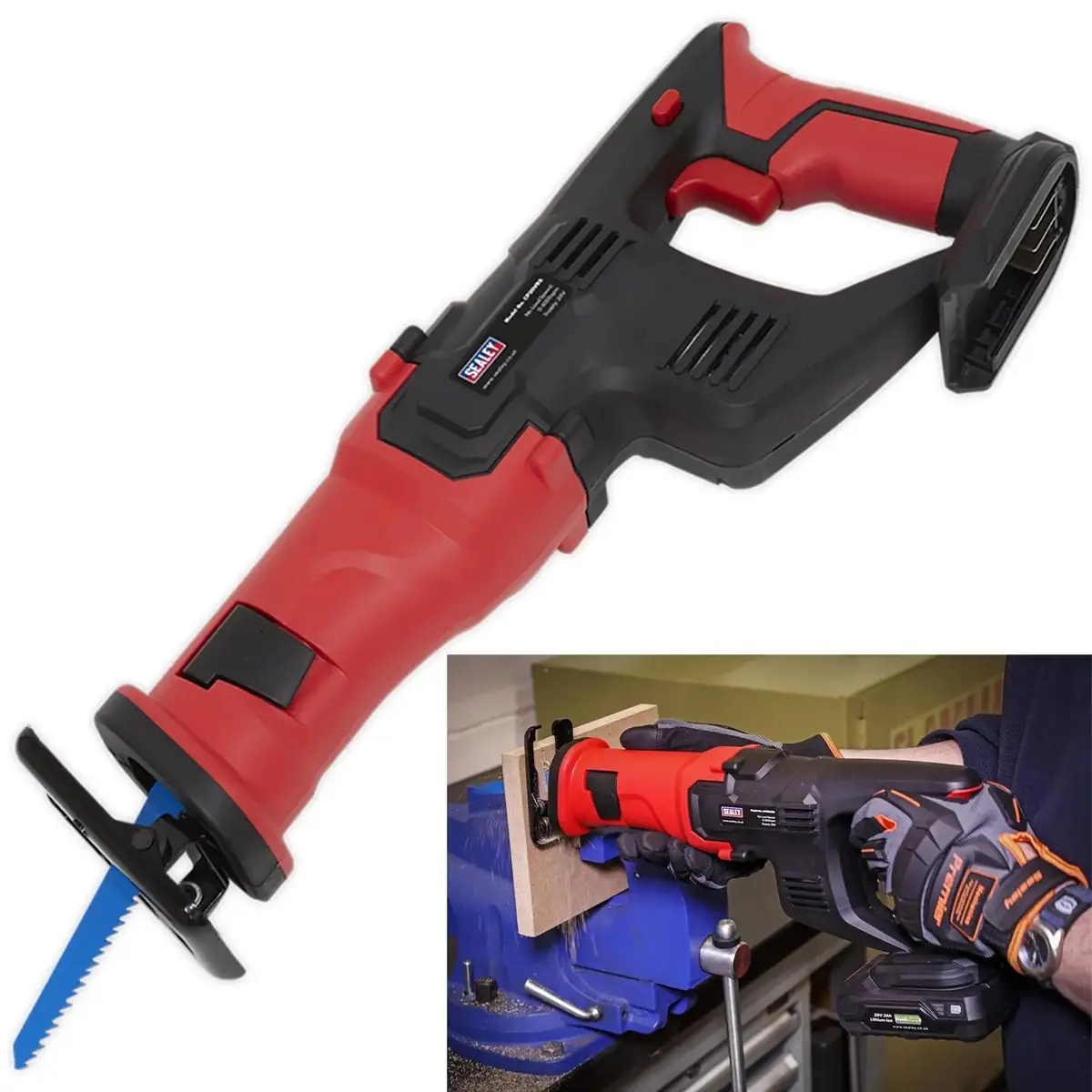 Sealey Reciprocating Saw 20V Cordless Body Only 1