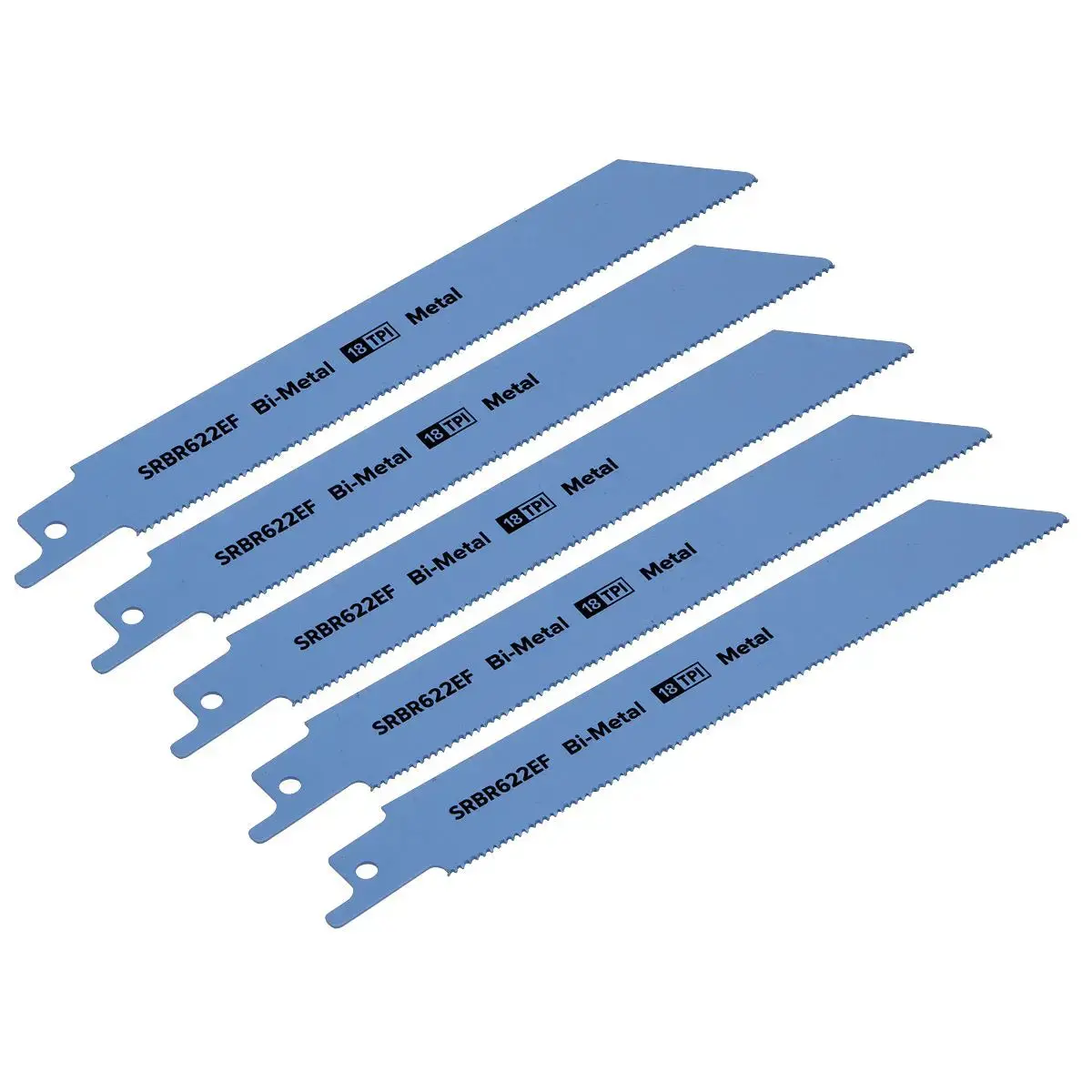 Sealey Reciprocating Saw Blade Metal 150Mm 18Tpi - Pack Of 5 1