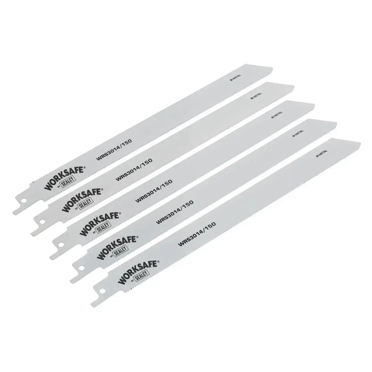 Sealey Reciprocating Saw Blade Metal 150Mm 18Tpi - Pack Of 5 1