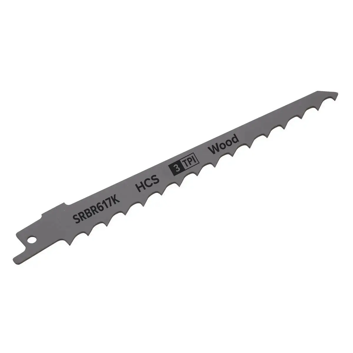 Sealey Reciprocating Saw Blade Pruning & Coarse Wood 150Mm 3Tpi - Pack Of 5 1