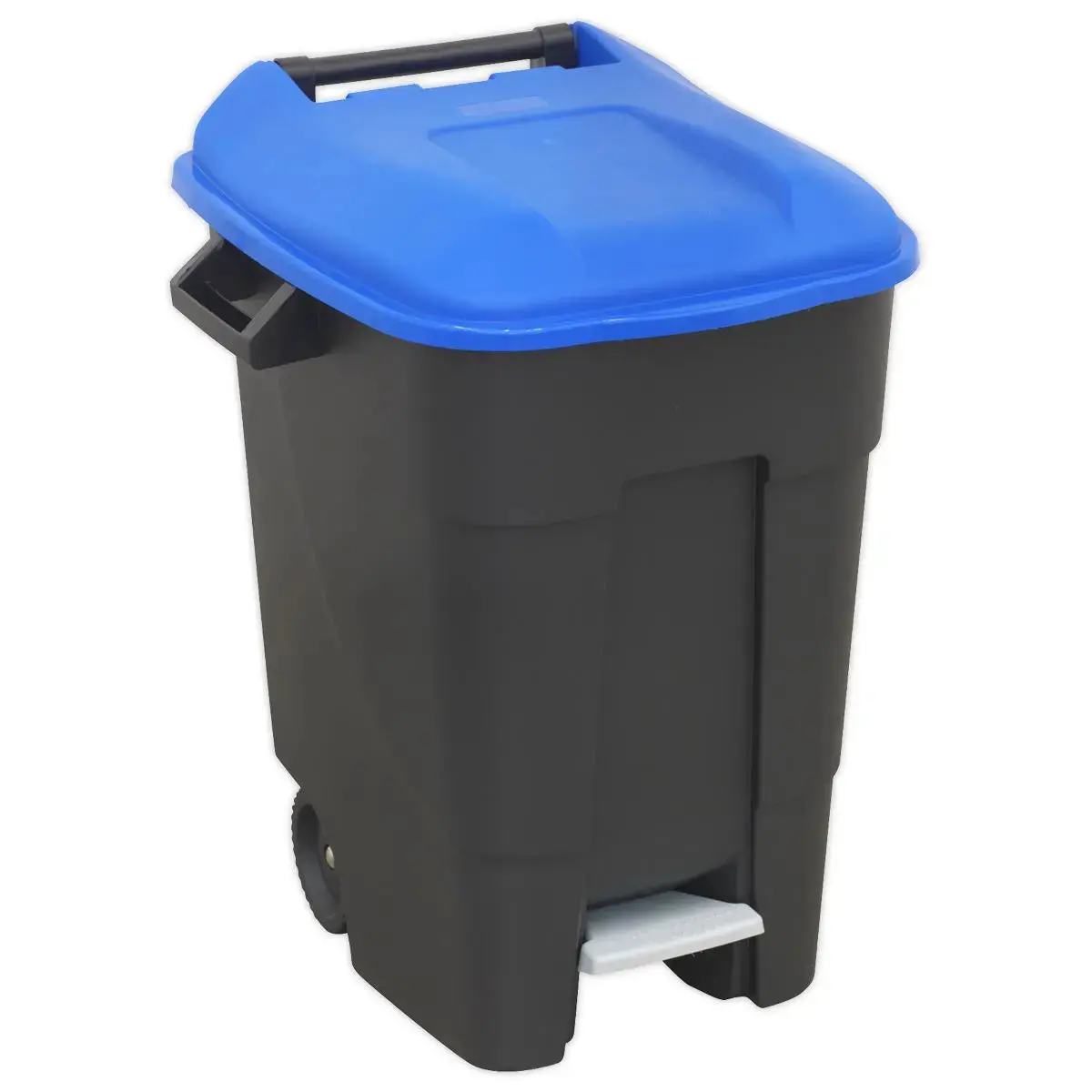 Sealey Refuse/Wheelie Bin With Foot Pedal 100L - Blue 1