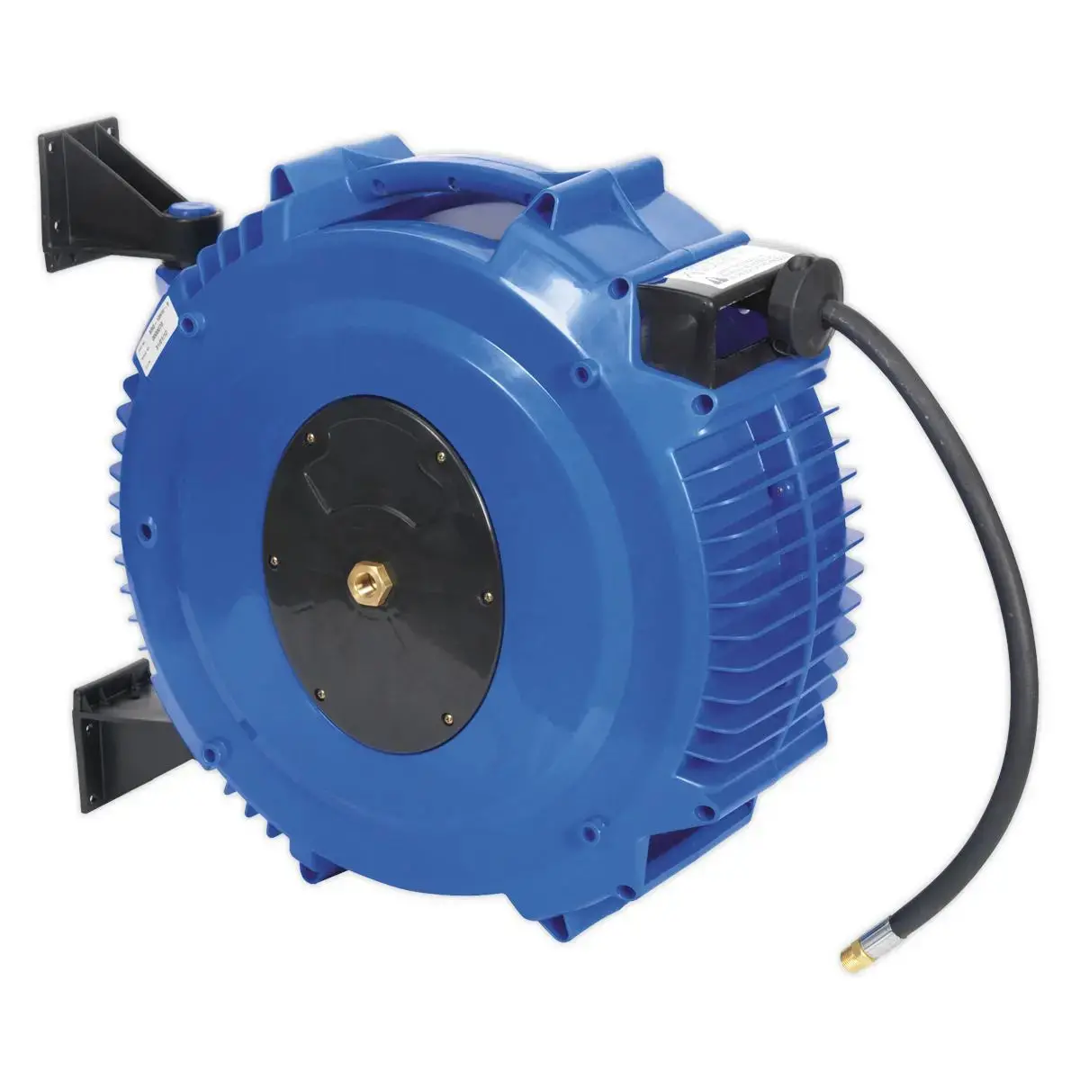 Sealey Retractable Air Hose Reel 20M Ø10mm Id Rubber Hose 1