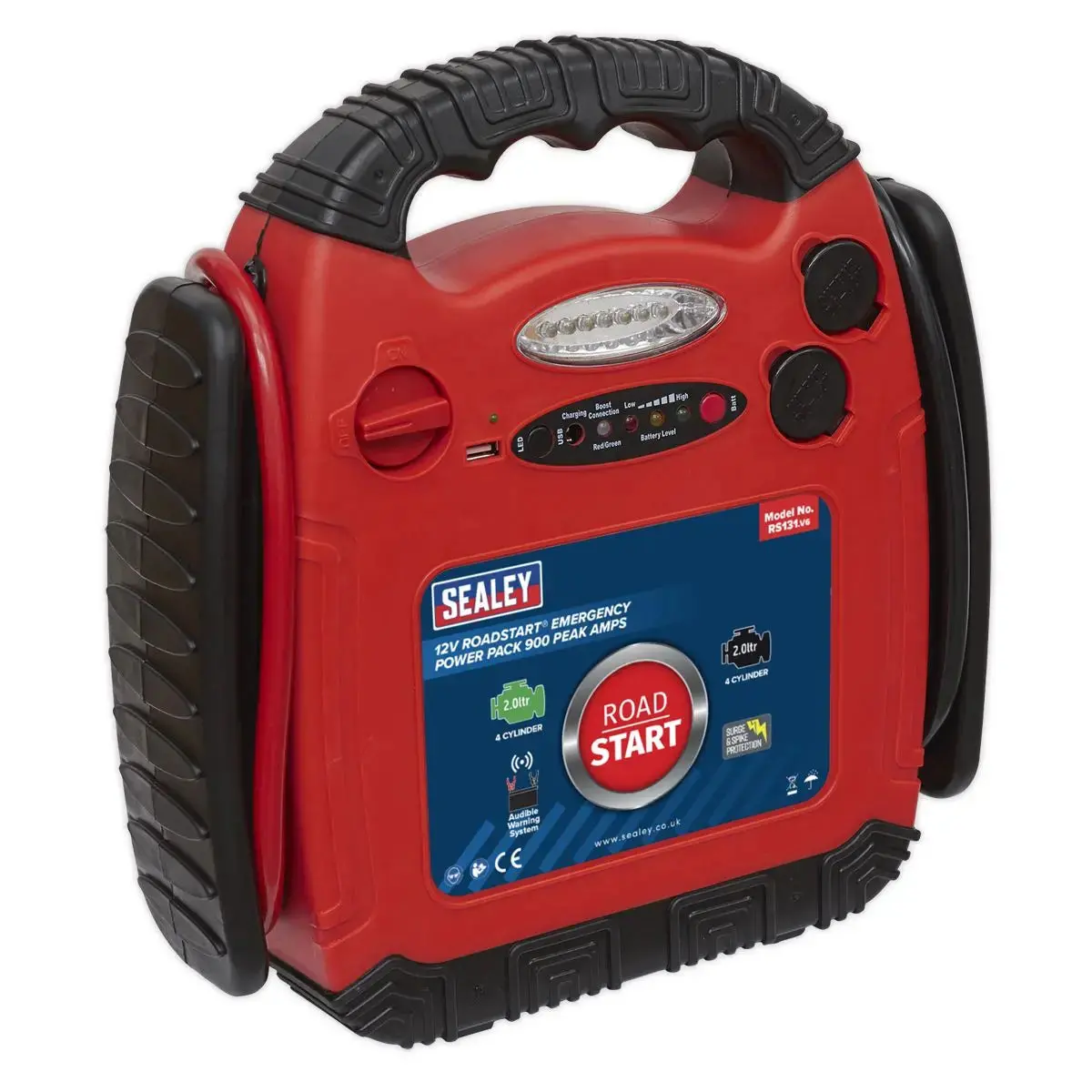 Sealey Roadstart® Emergency Power Pack 12V 900 Peak Amps 1