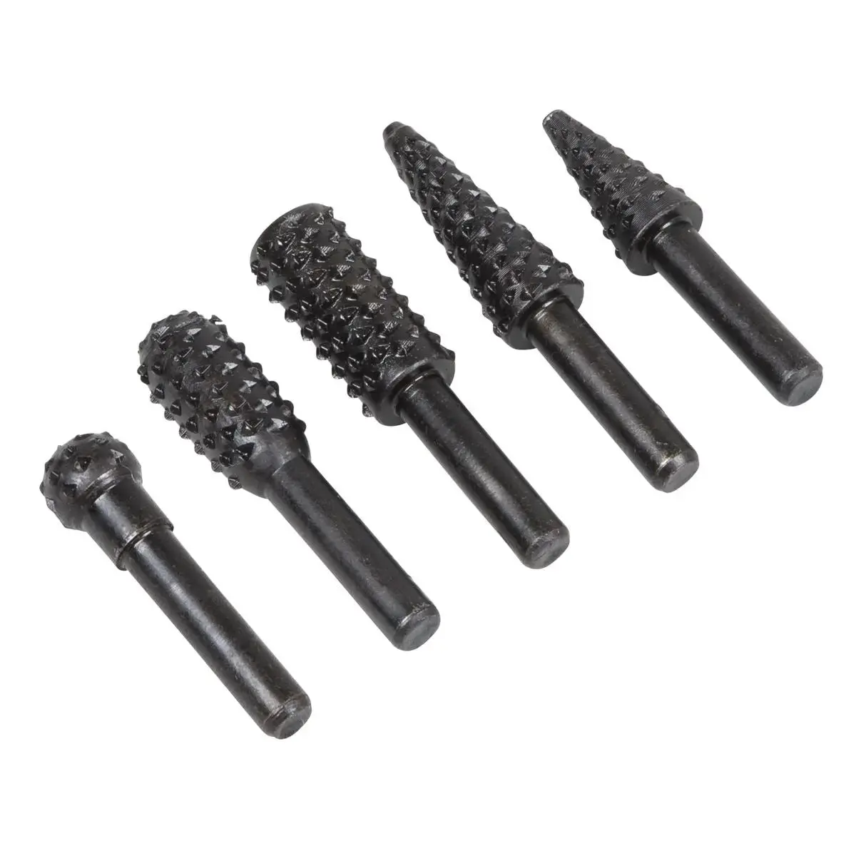 Sealey Rotary Burr Rasp Drill Bit Set 5Pc 1