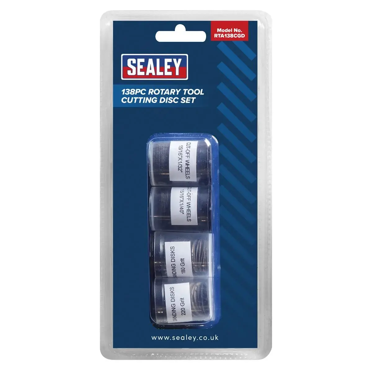 Sealey Rotary Tool Cutting Disc Set 138 Piece 2