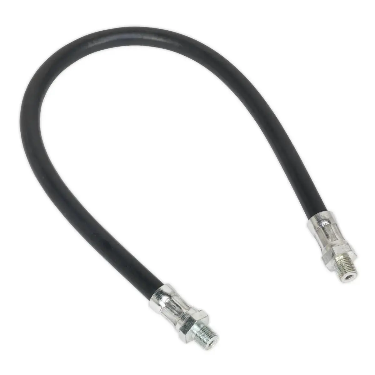 Sealey Rubber Delivery Hose Flexible 450Mm 1/8"Bsp 1