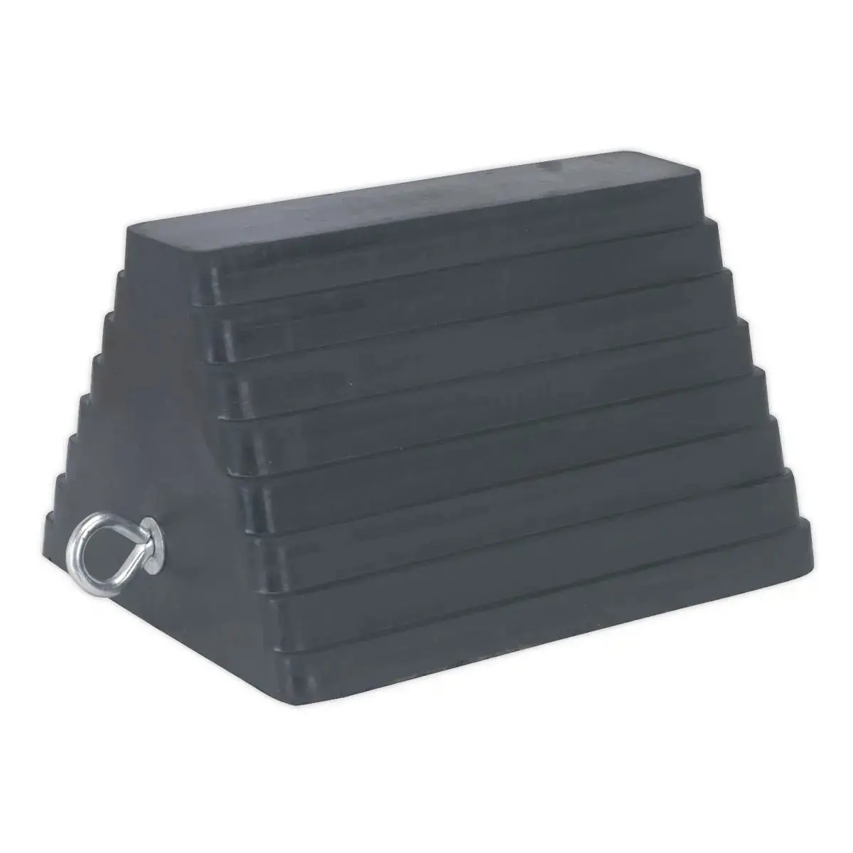 Sealey Rubber Wheel Chock 3.8Kg - Single 1
