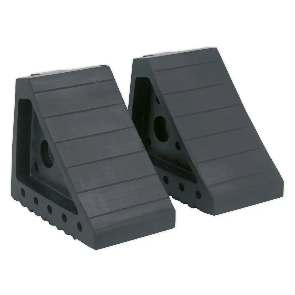 Sealey Rubber Wheel Chocks - Pair 1